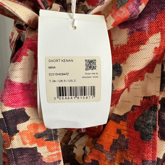 NWT Sezane High-Waisted Shorts - Picture 6 of 8